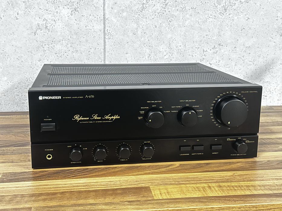 Wzmacniacz Pioneer A-676 - 2x70w, melodyjny, vintage