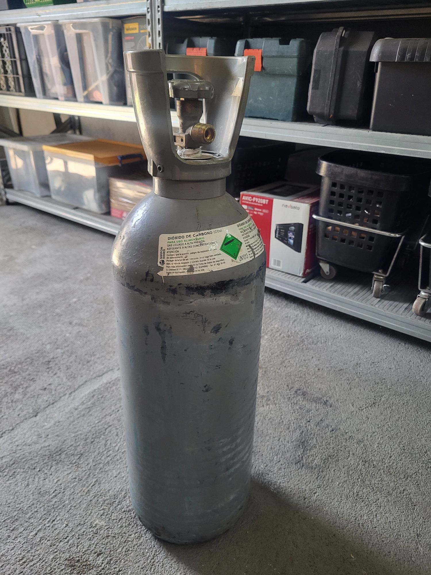 Garrafa de co2 .