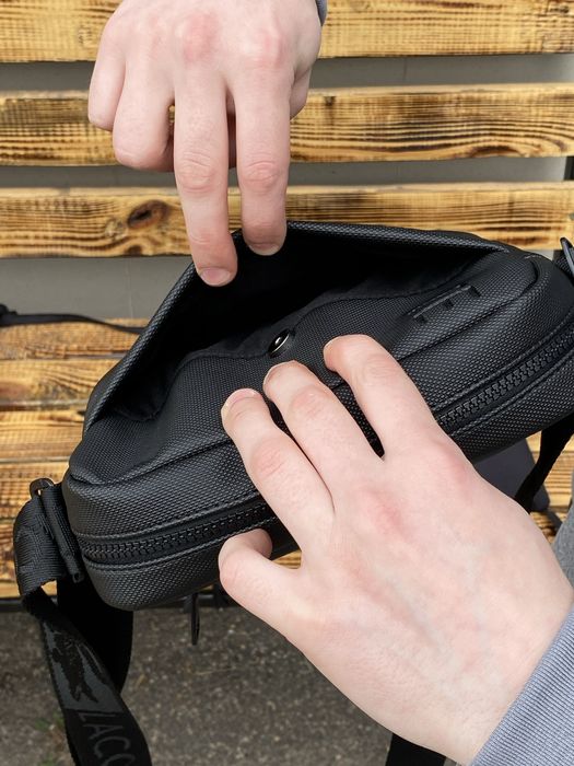 Чоловіча сумка Lacoste мужская сумка мессенджер барсетка через плечо