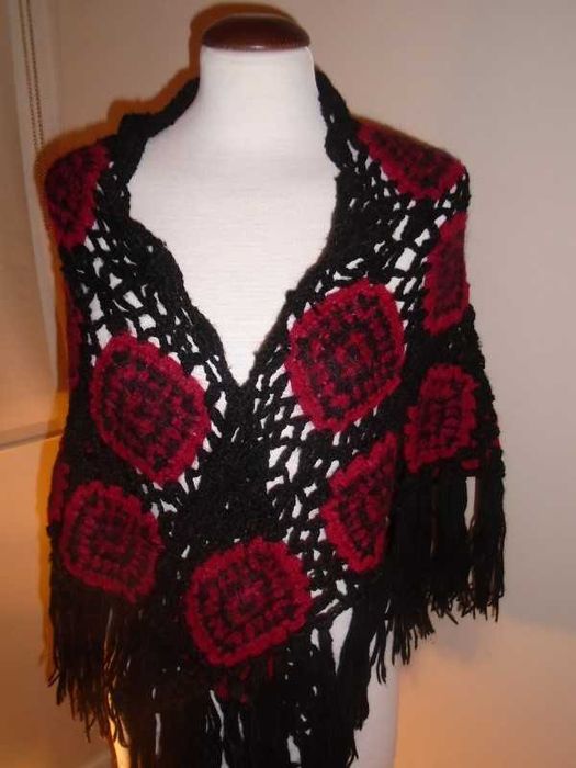 Xaile estilo artesanal, padrões vintage