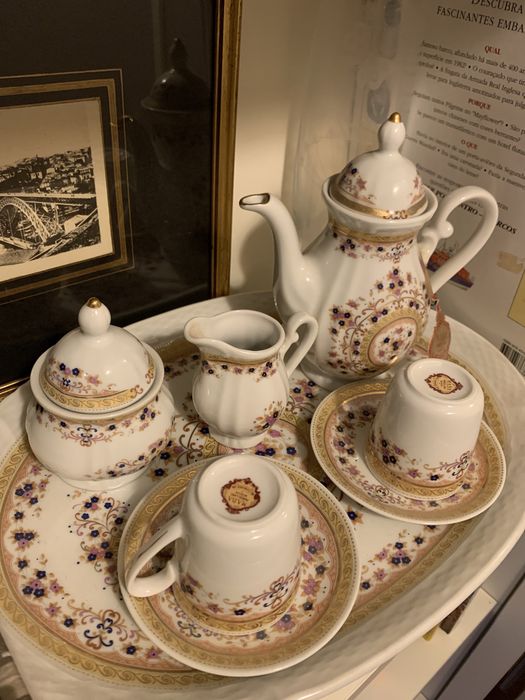 Set de chá porcelana M.A.B.A