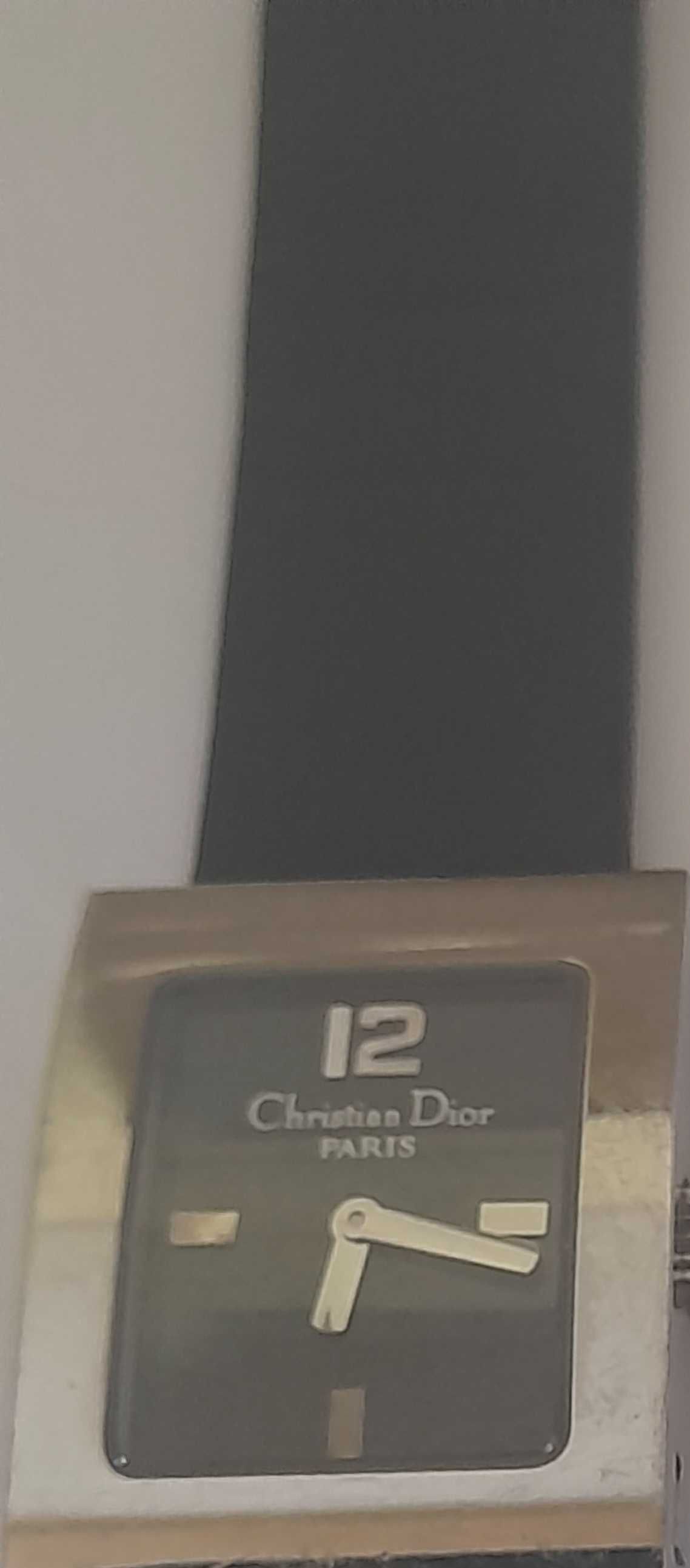 Relógio cristian dior preto de senhora