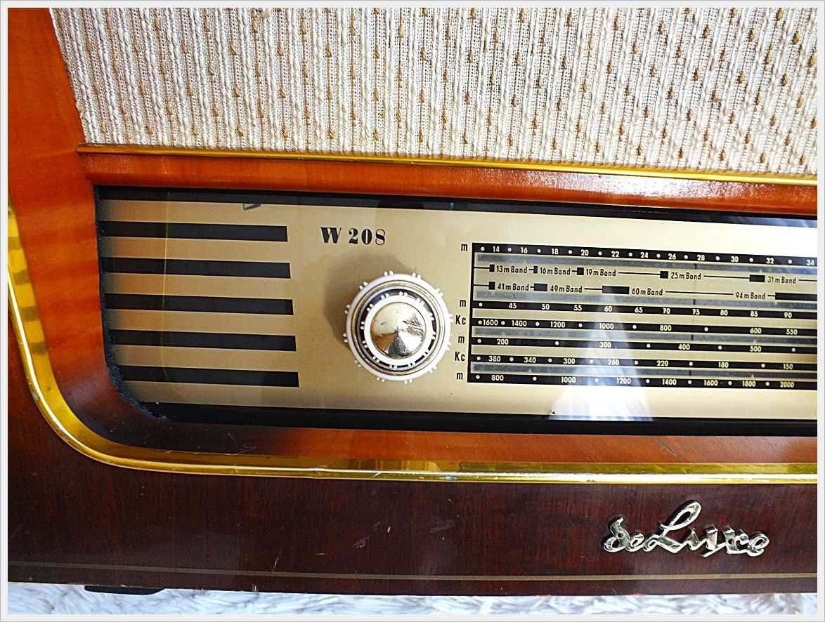 Stare lampowe Radio Sonneberg ILUMENAU 850 DeLuxe z lat 60-tych