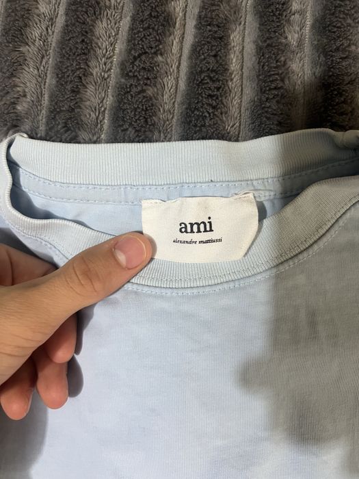 Футболка AMI голуба