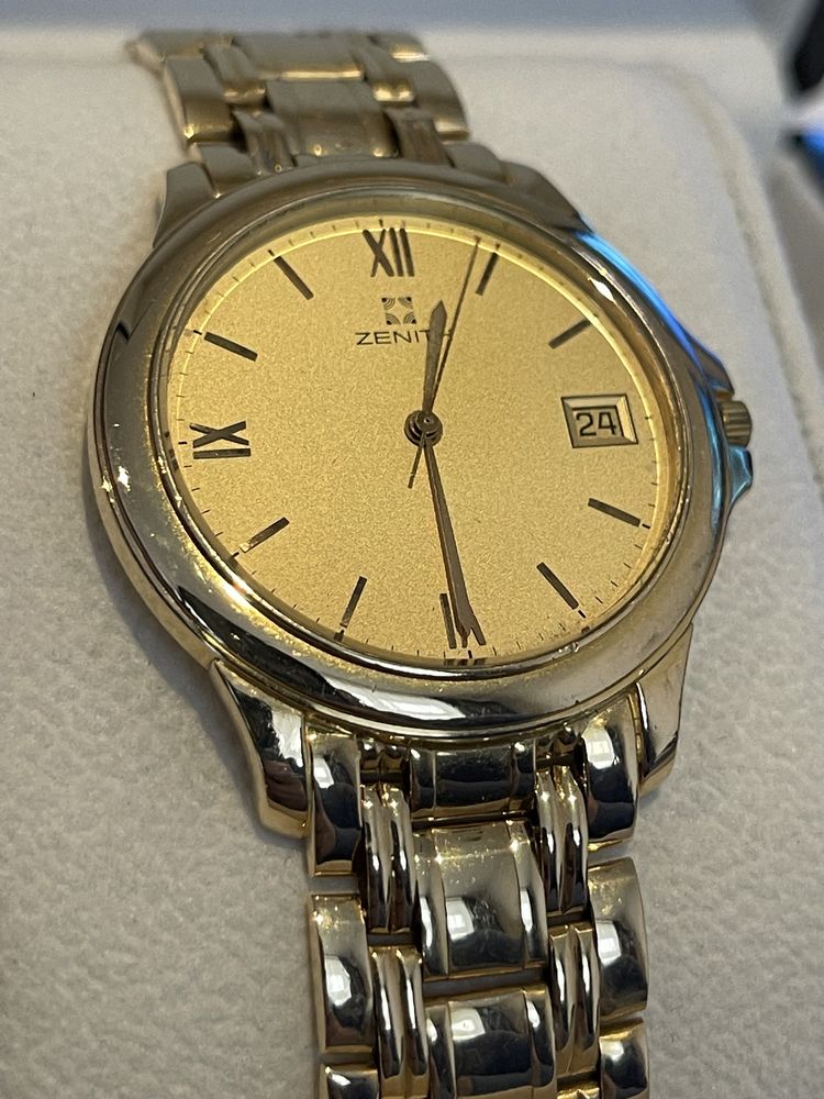 zegarek Zenith 18k złoto 36mm 2000r. możliwa zamiana za rolex patek ap
