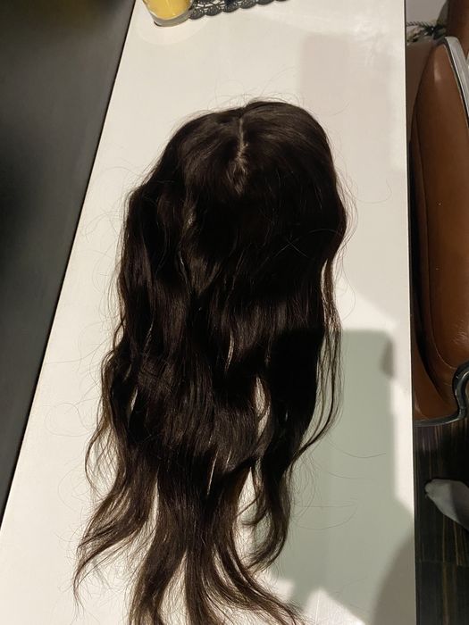 Monotop uzupełnienie toper dopinka treska brąz ciemny włosy naturalne