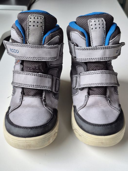 Ecco r. 30 – skórzane buty z membraną Gore-Tex, wkładka 18,5 cm