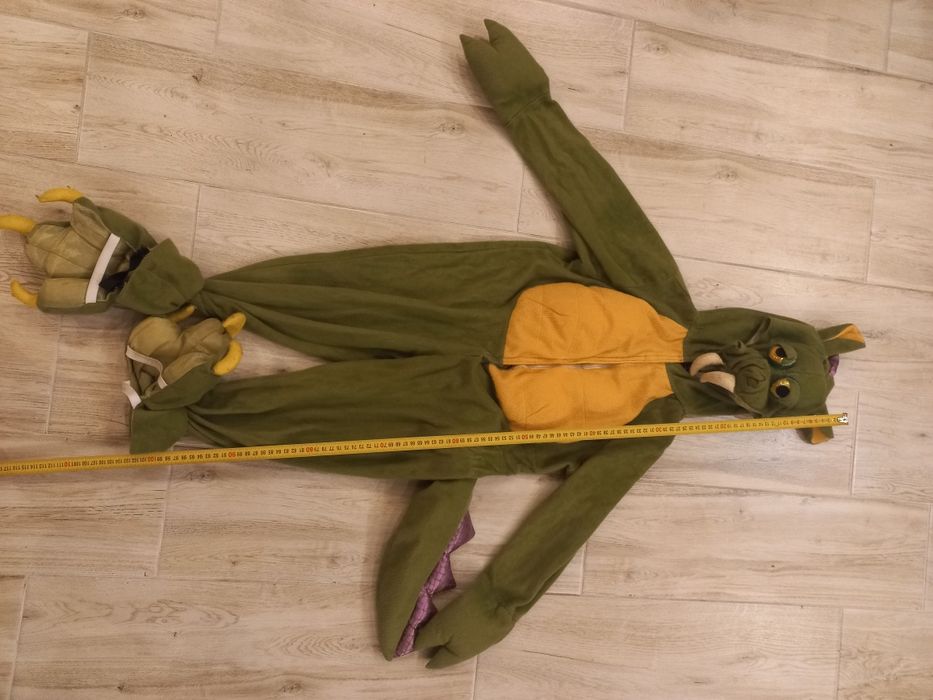 Strój na bal karnawałowy smok dinozaur bal przebierańców