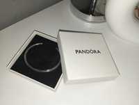 Otwarta bransoletka bangle Pandora Signature