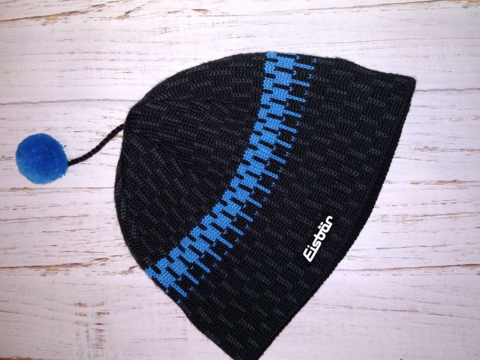 Зимова  лижна шапка з мериносу Eisbär(Австрія)