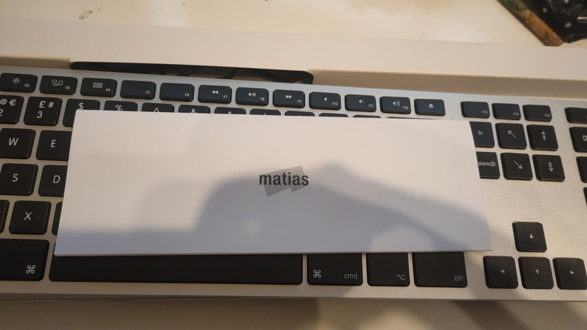 Klawiatura Matias WIRED macOS apple keyboard & hub + volume dial FK316