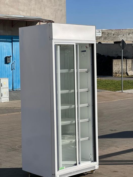 Witryna chłodnicza 85cm  przesuwna na napoje, nabiał | Gwarancja