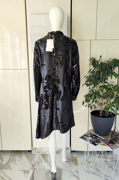 Cos асиметрична сукня з паєтками