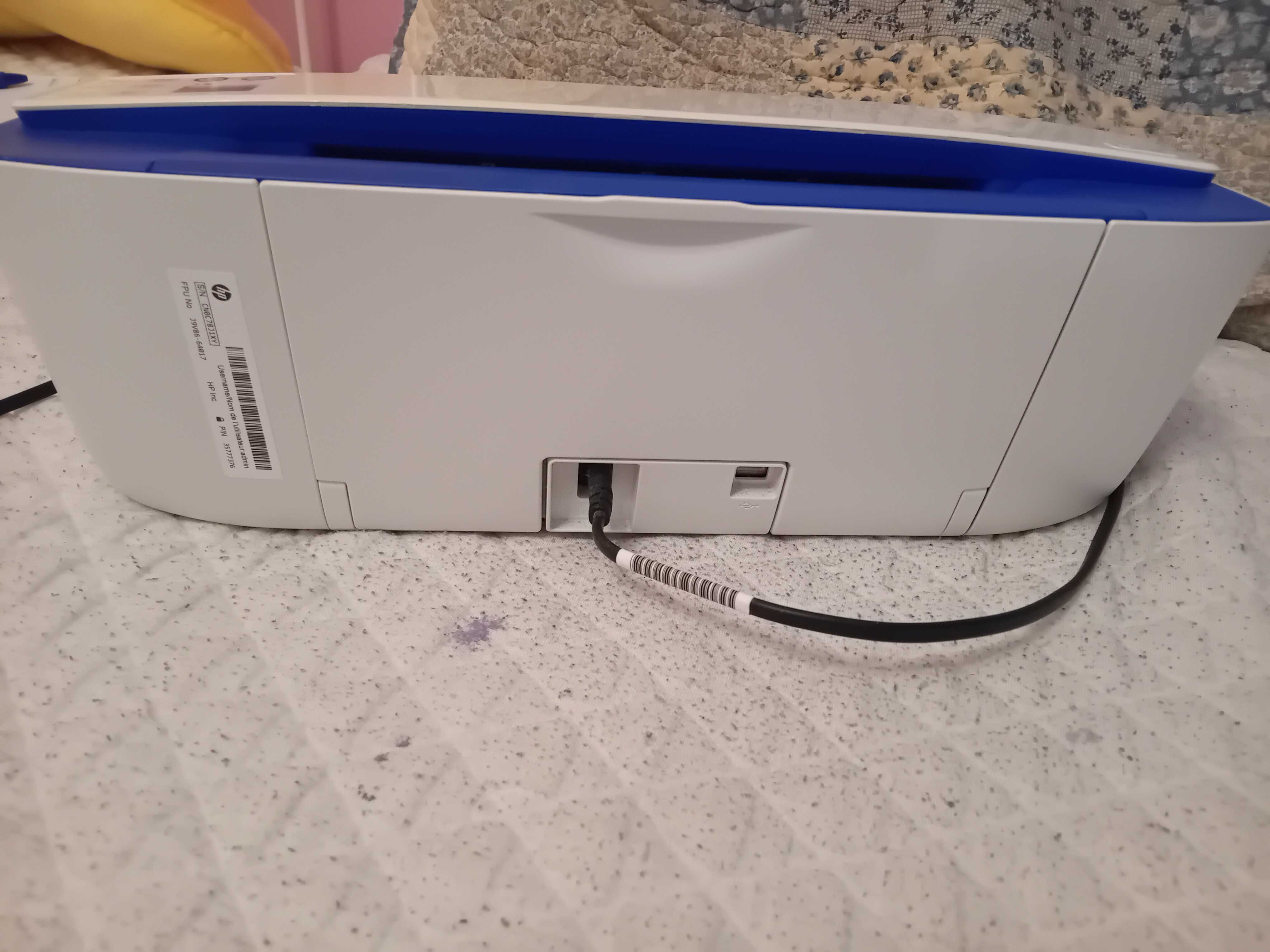 Impressora/Digitalizador HP DeskJet 3760 - Nova