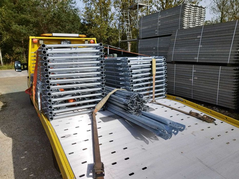 Rusztowanie Plettac 156m nowe podest dotacja pelet platek