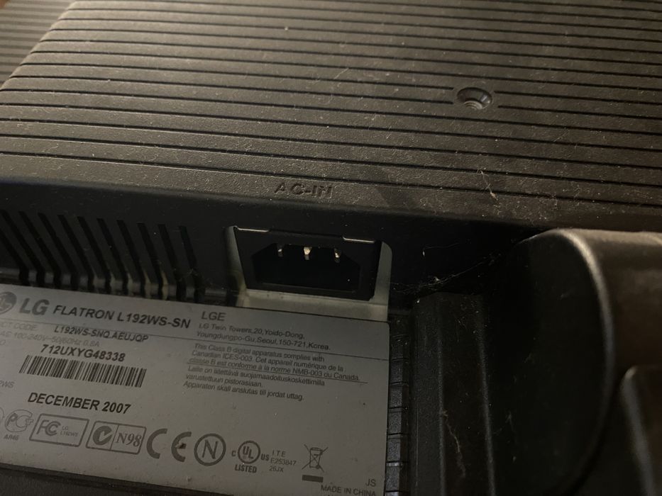 Monitor LG Flatron L192WS