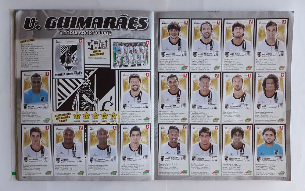 Caderneta Completa Panini Superliga Futebol 10-11 Com Capa Protetora