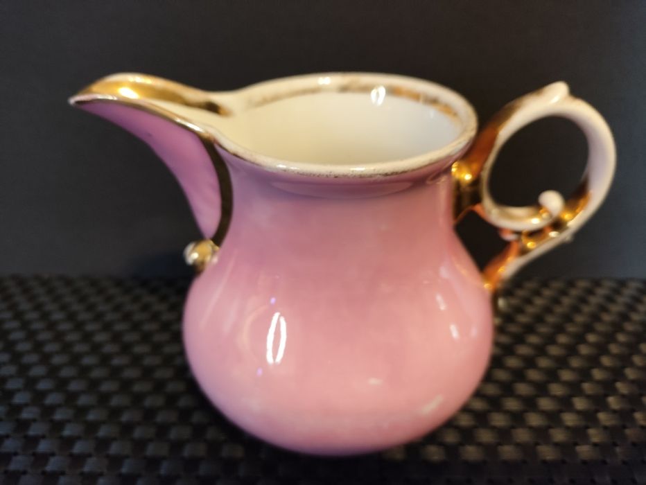 Mlecznik Carl Tielsch Altwasser Stary Zdrój Porcelana Śląska Różowa