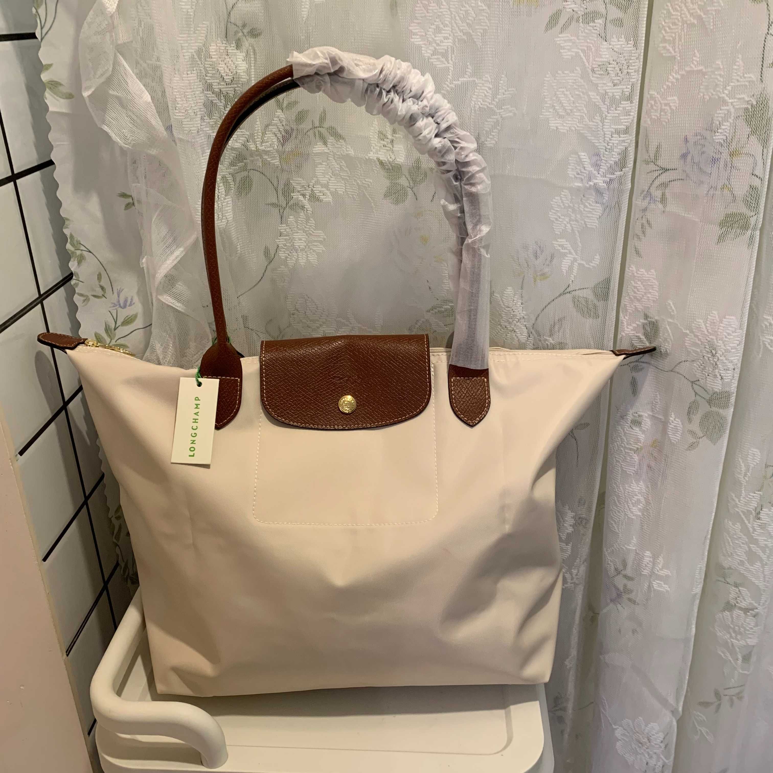 LongChamp Torba torebowa LE PLIAGE ORIGINAL L, Biały papierowy