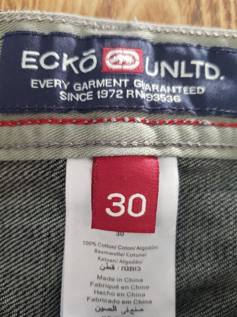 Spodnie baggy Ecko unltd roz. 30 S/M USA Hip hop rap