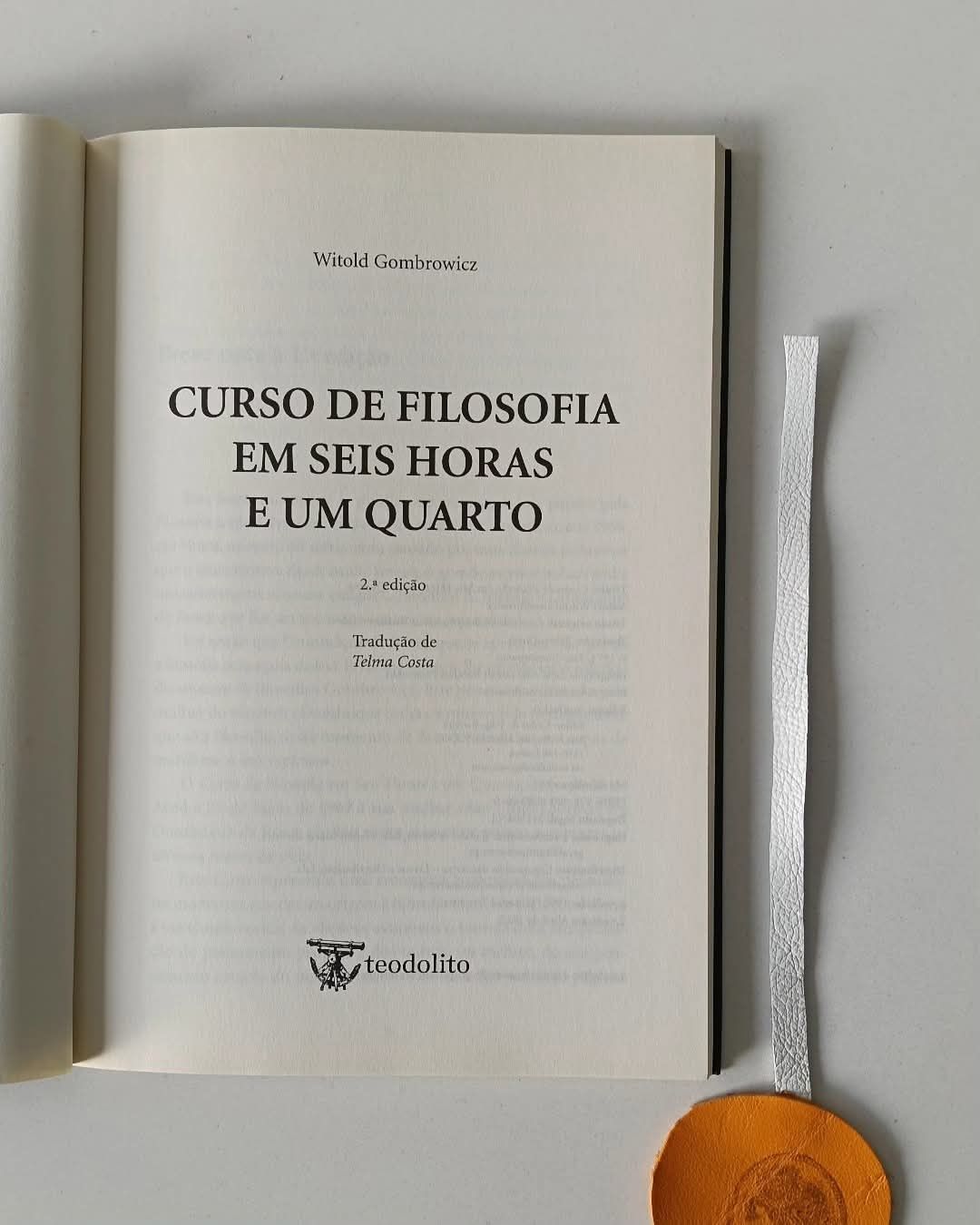 Curso de filosofia em seis horas e um quarto
