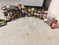 Komplet kulek proteinowych haczykowych + 2 liquid