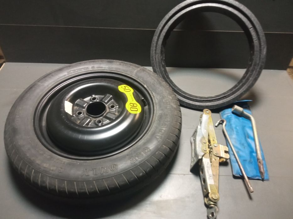 Koło dojazdowe 15" 4x114.3 Volvo zapas lewarek klucz zestaw