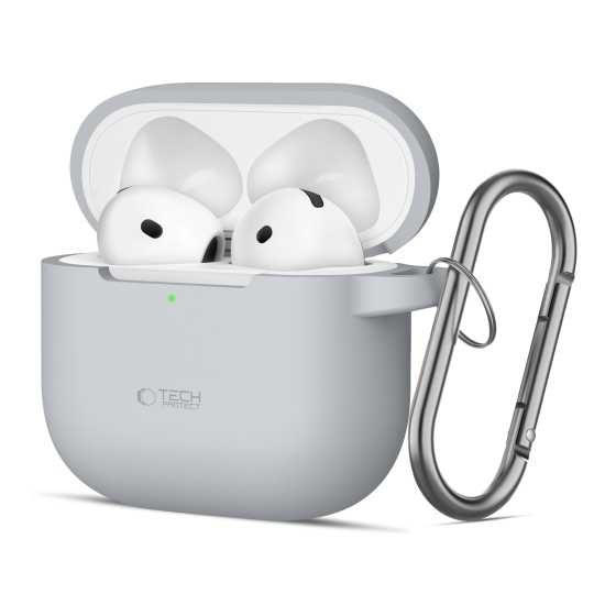 Etui silikonowe szare do AIRPODS 4