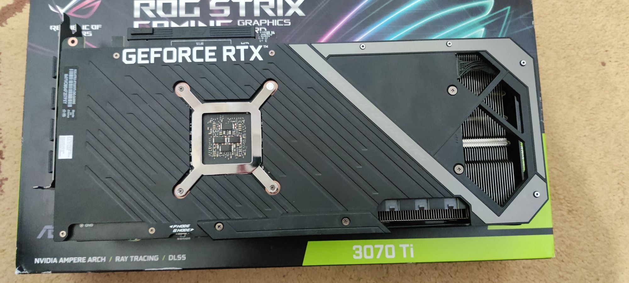 Geforce Rtx 3070ti ASUS ROG STRIX гарантия 2 года