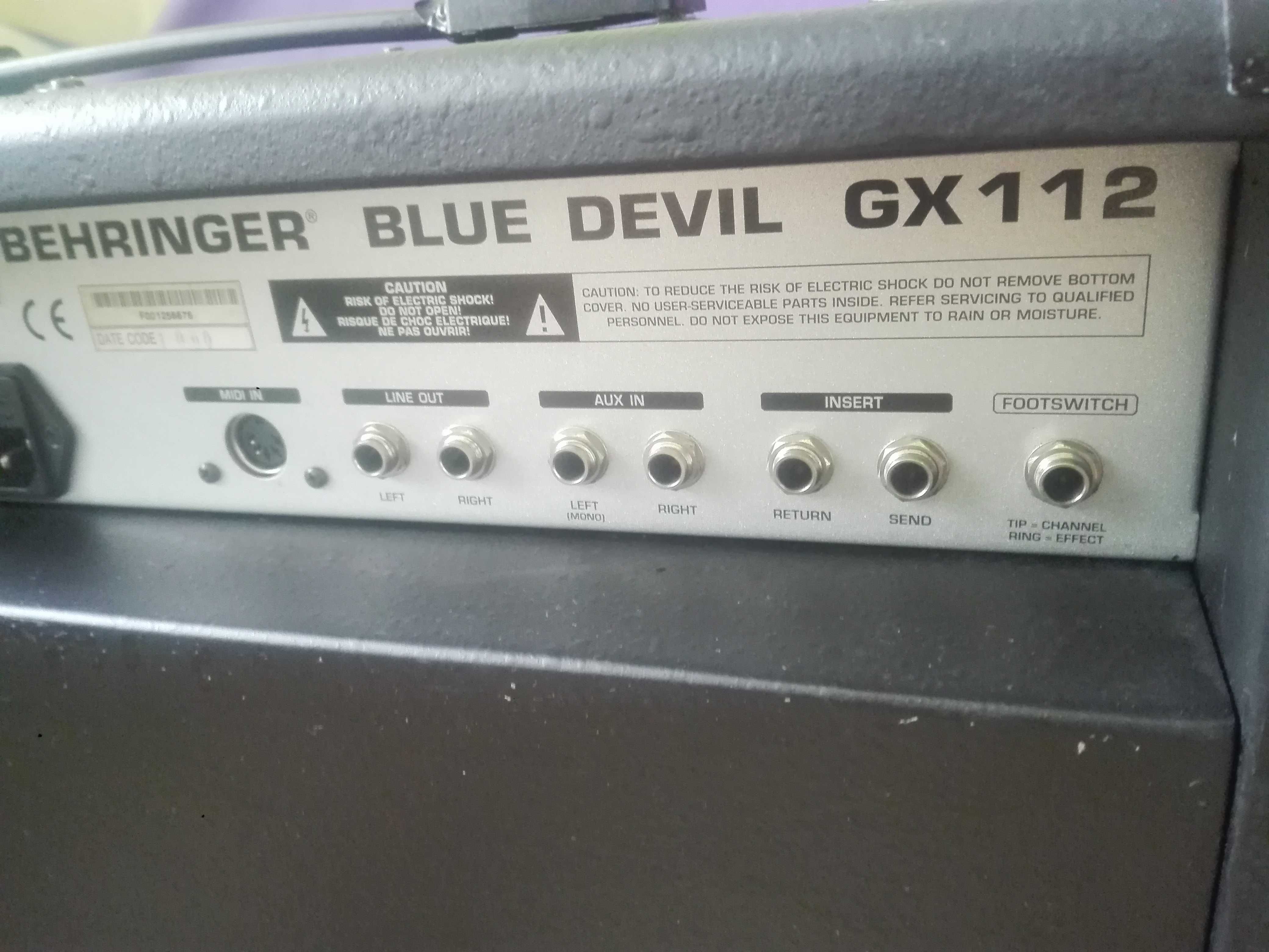 Combo Behringer Blue Devil GX112  midi 60W JENSEN