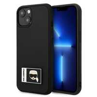 Karl Lagerfeld Etui iPhone 13/14/15 6,1" Czarny Ikonik Patch