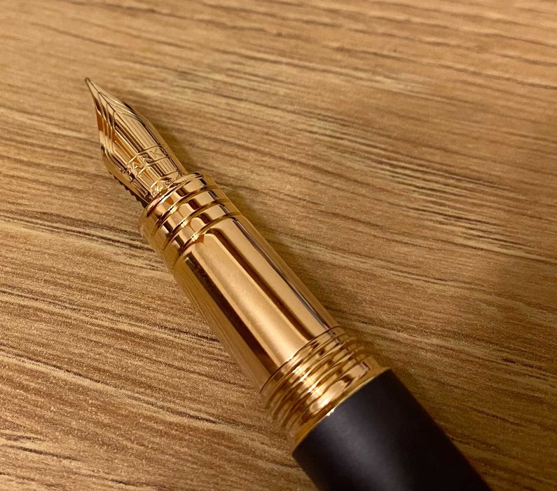 Pióro wieczne Parker Premier, Custom, Storm Grey GT, FR, ca. 2016