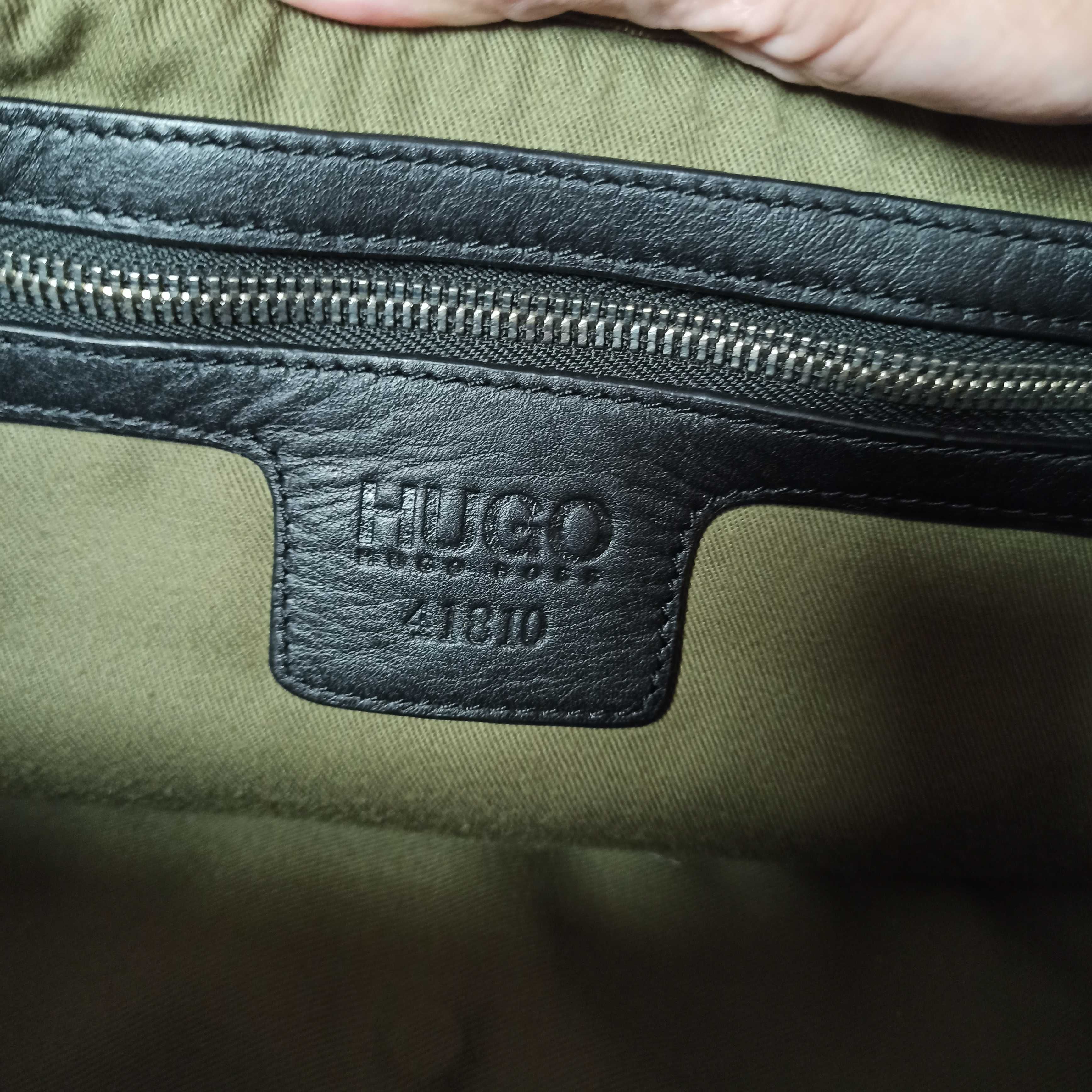 Брендовая сумка Hugo Boss Оригинал! женская кожа кожаная номерная
