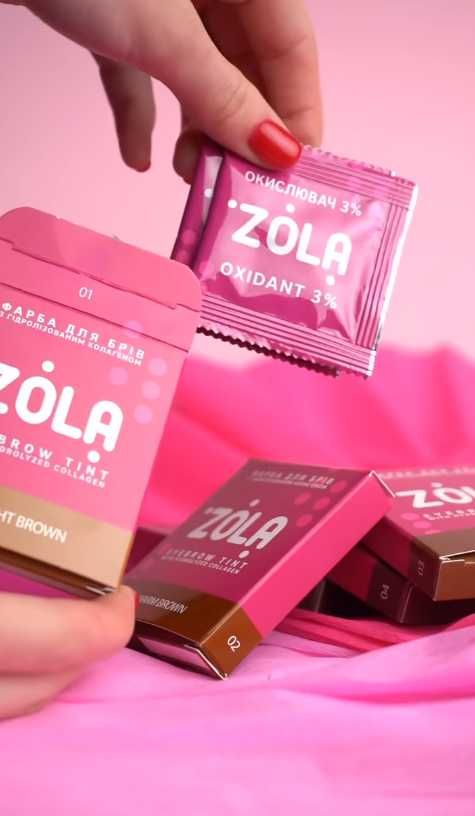 Farba do brwi w saszetce 5 ml Zola (01-05)