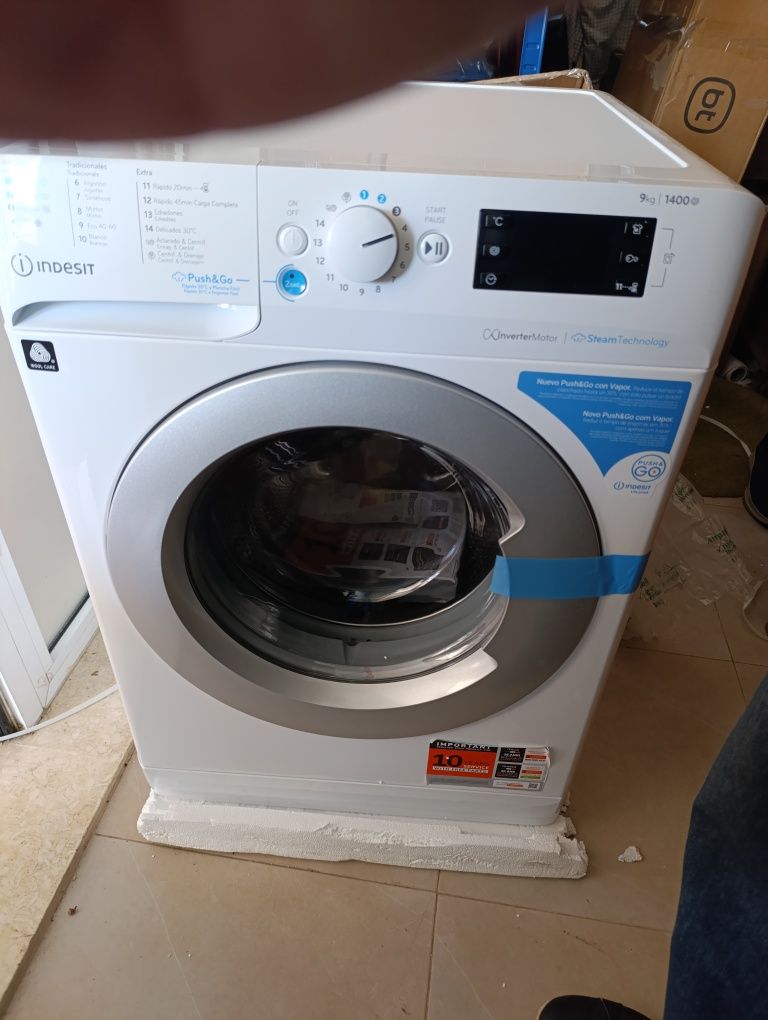 Máquina lavar roupa Indesit 9Kg BWE 9149 6X WSV SPT (3 anos garantia)