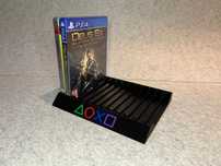 Stojak podstawka na 12 gier PlayStation (PS5, PS4, PS3, PS2) czarna