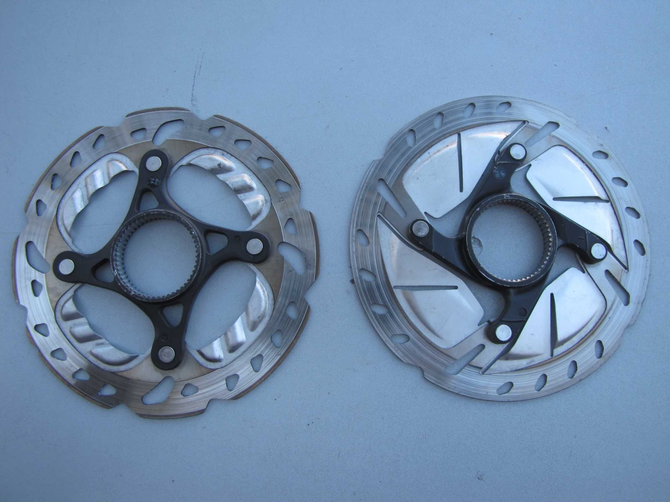 Dwie szosowe tarcze hamulcowe SHIMANO ICETECH FREEZA 140 mm centerlock