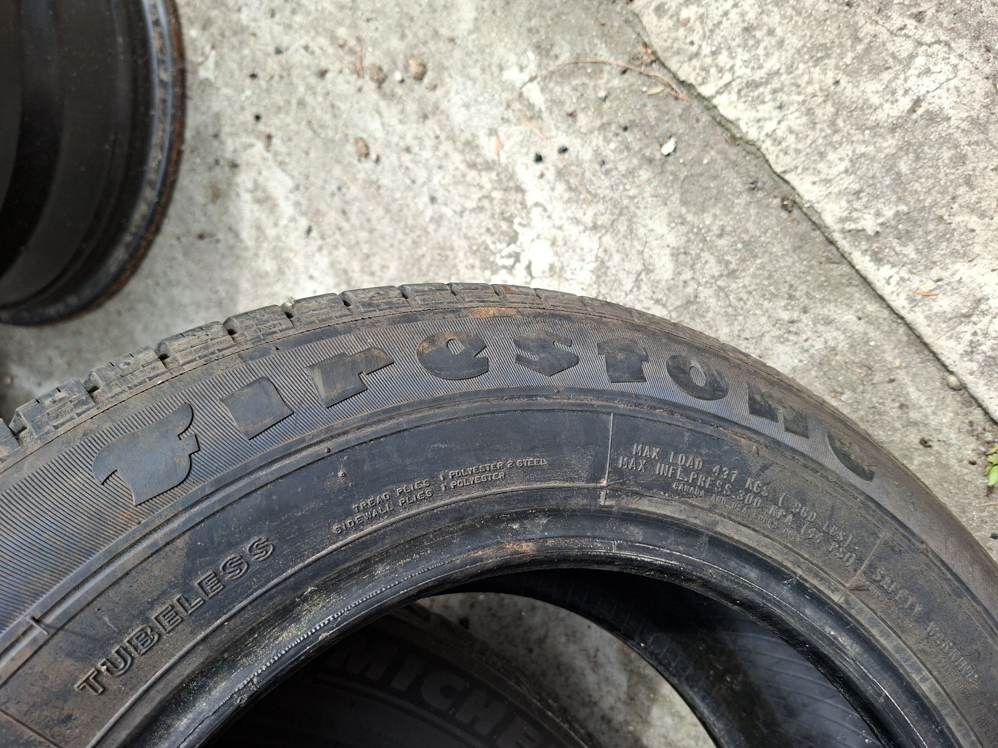 2xopony 165.70 R13 FIRESTONE z zapasówek