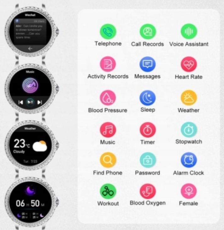 Smartwatch lige nowoczesny design