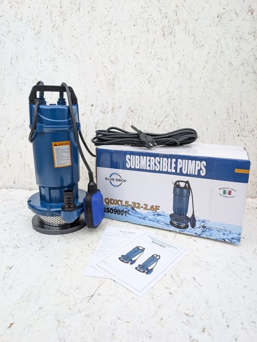 QDX 7-32-2.6 кВт дренажно-фекальний насос, напір 32 м
