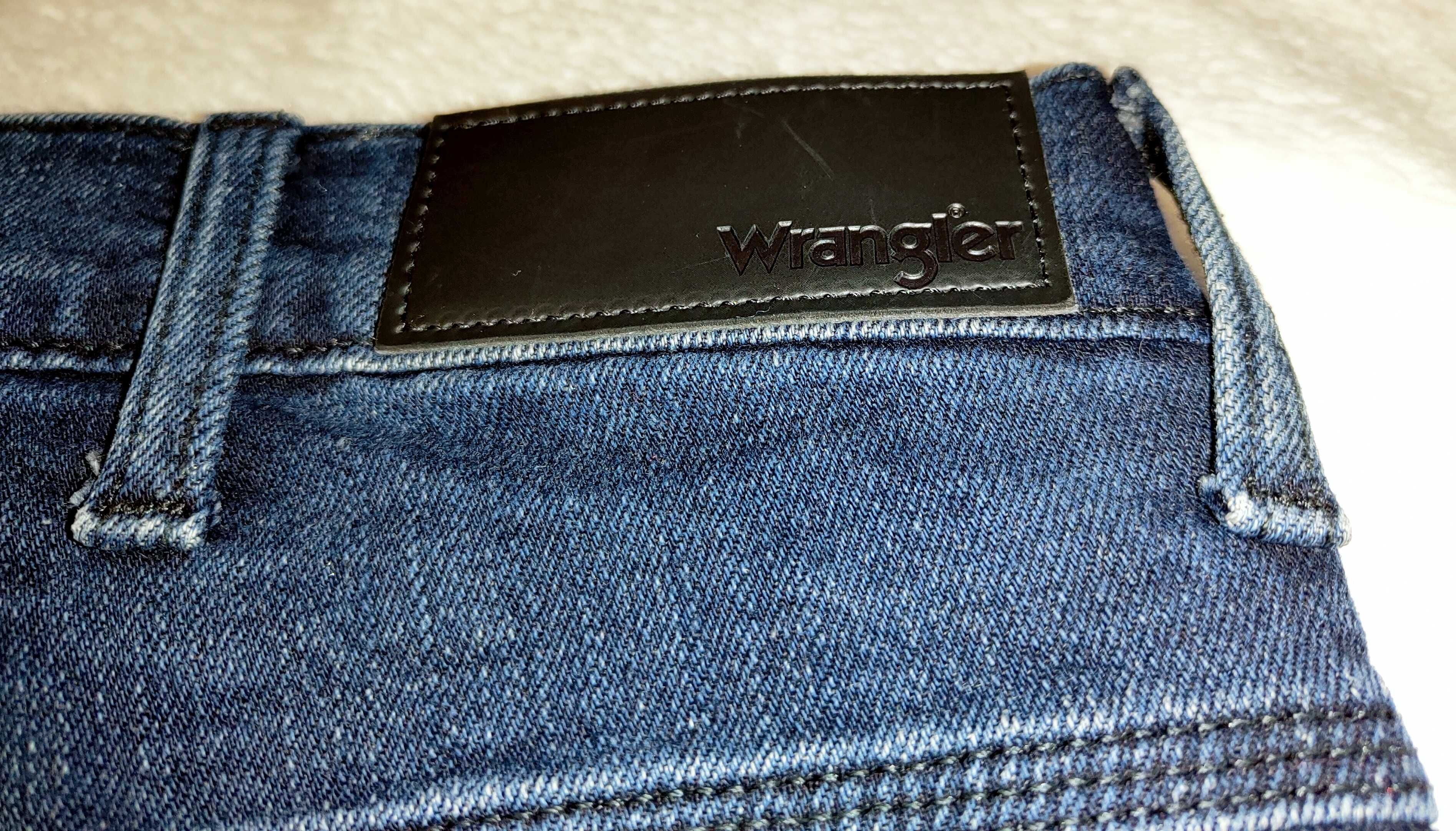 WRANGLER piękne jak Nowe spodnie Jeans męskie damskie Elastyczne L/XL