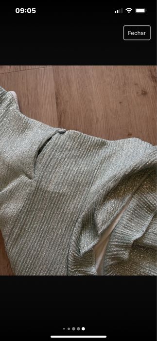 Vestido brilho zara