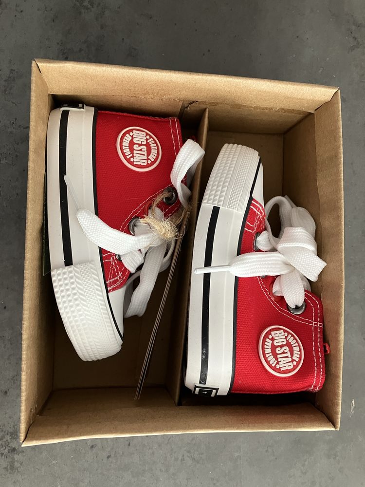 Trampki big star 18 nowe czerwone