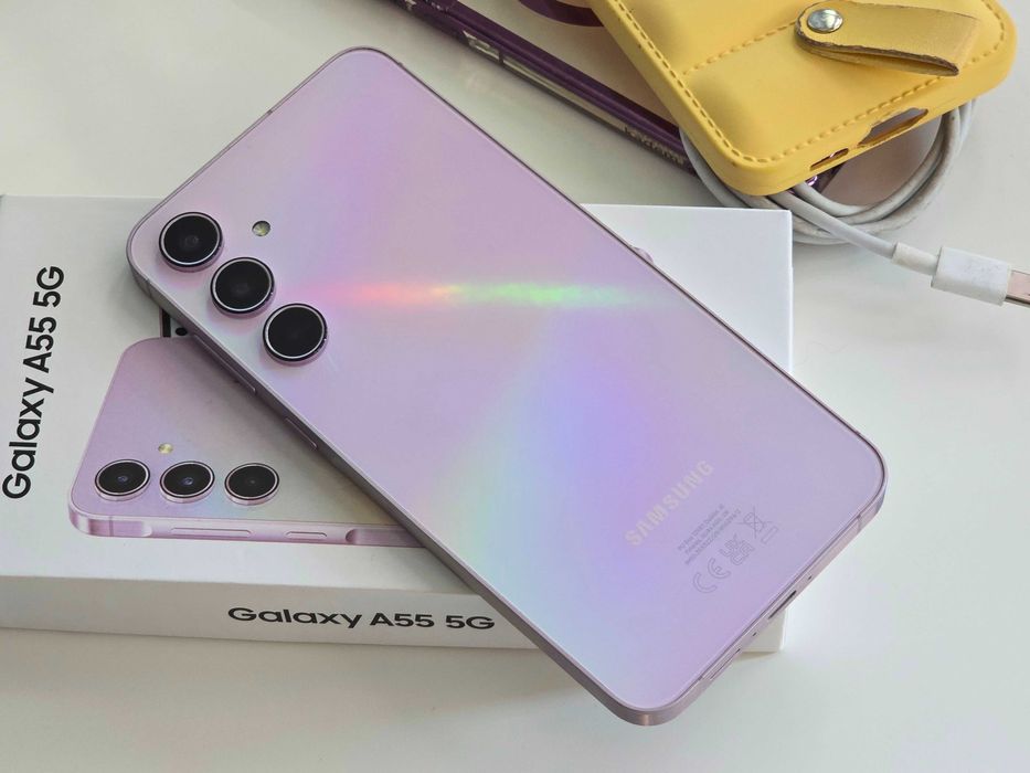 Samsung Galaxy A55 5G Awesome Lilac 8/256GB. 2024. 2sim. Європа!