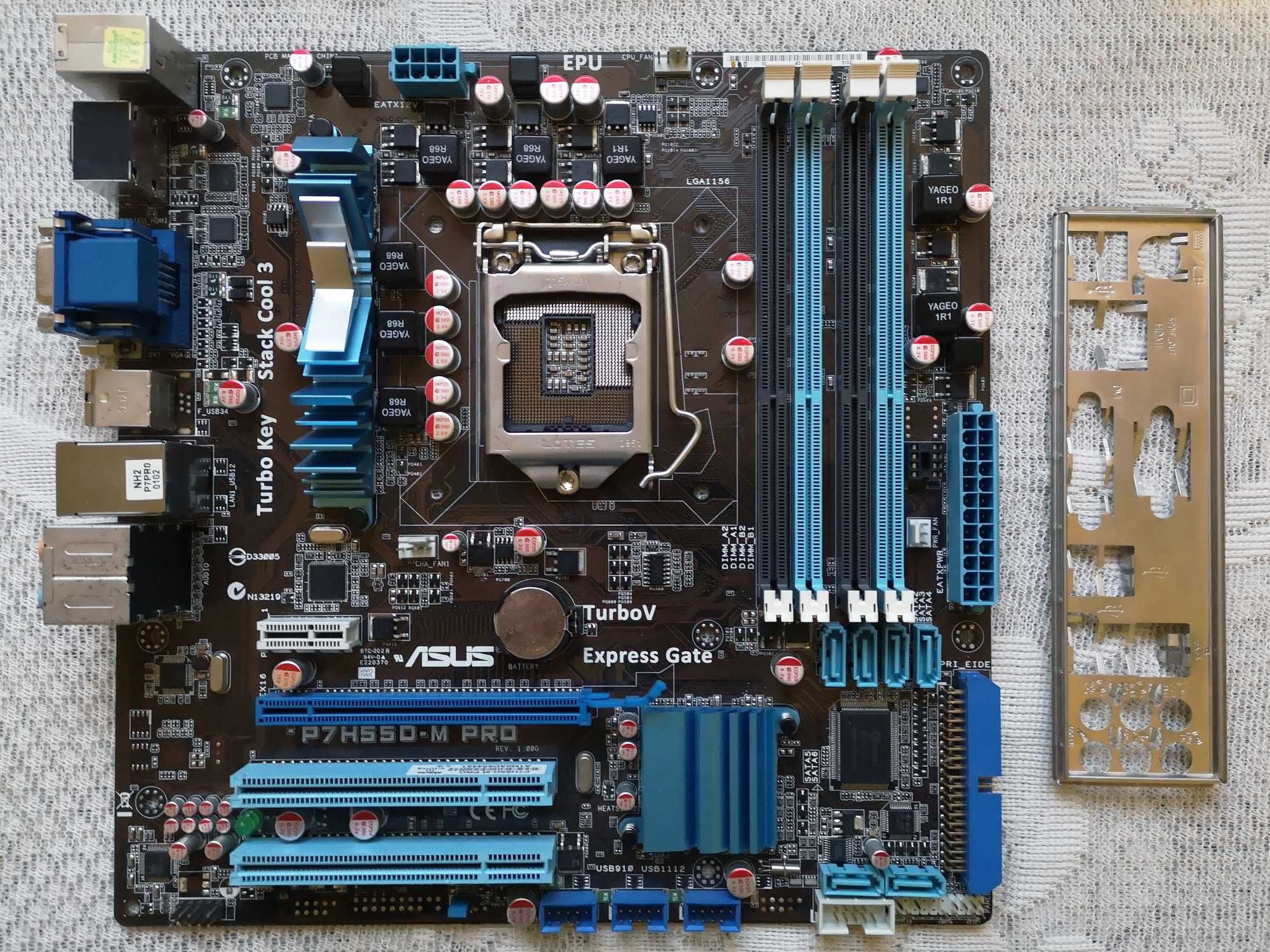 Материнська плата   Asus P7P55D-M PRO  (Socket 1156)