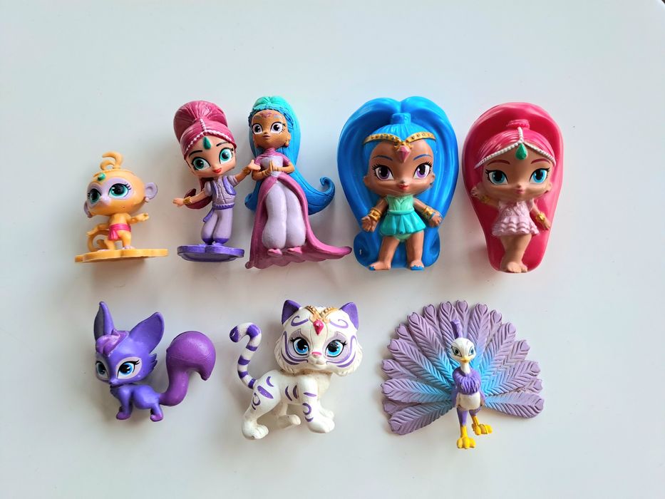 Shimmer i Shine figurki 8 sztuk laleczki