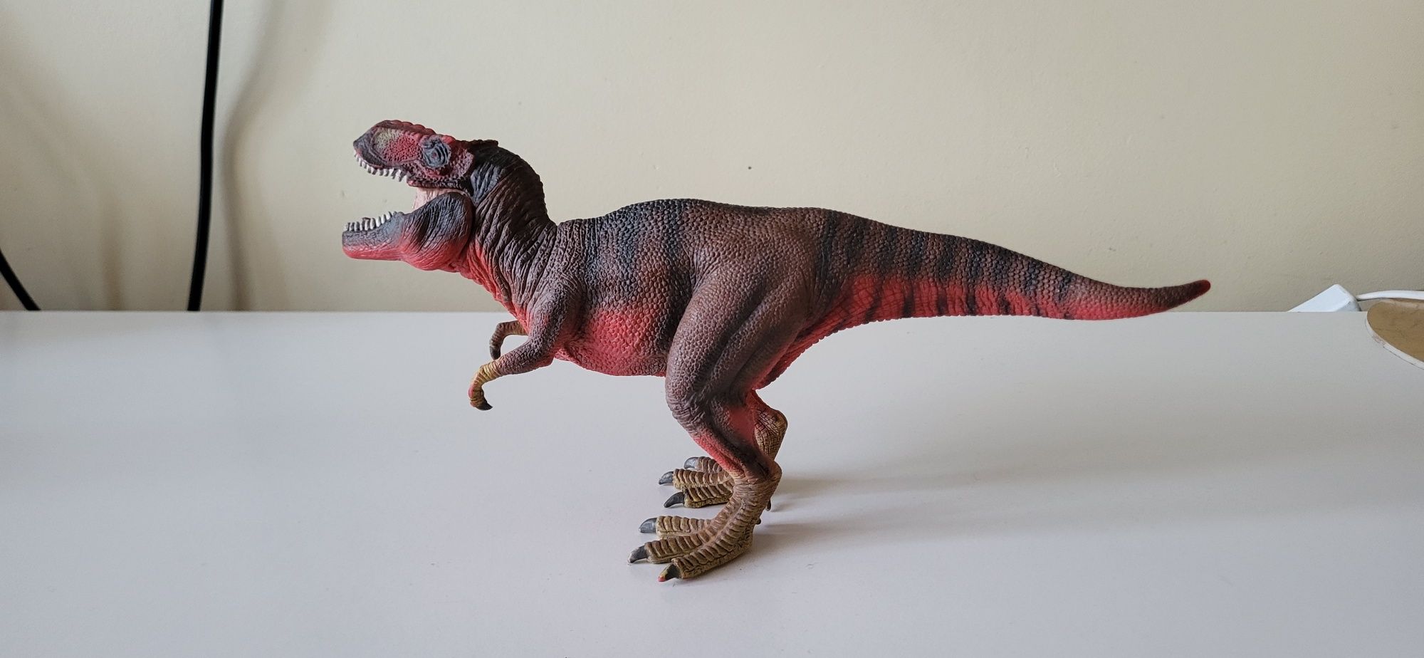 Schleich dinozaur tyranozaur rex czerwony figurka model wycofany 2011