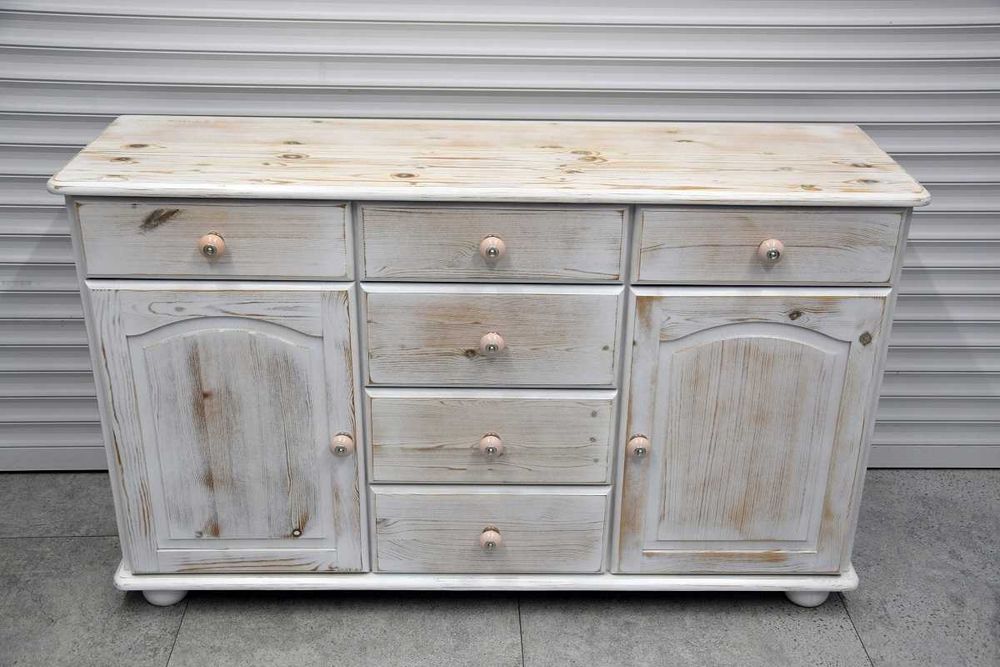 komoda z drewna sosnowego - jak nowa