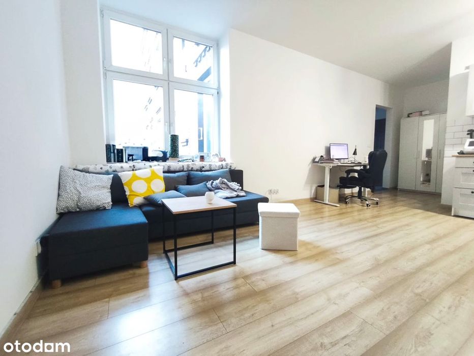 Przestronne dwupokojowe mieszkanie na wynajem z CO | 46m | Dwa pokoje