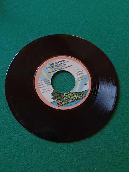 Disco de vinil de Cat Stevens "Morning has broken"